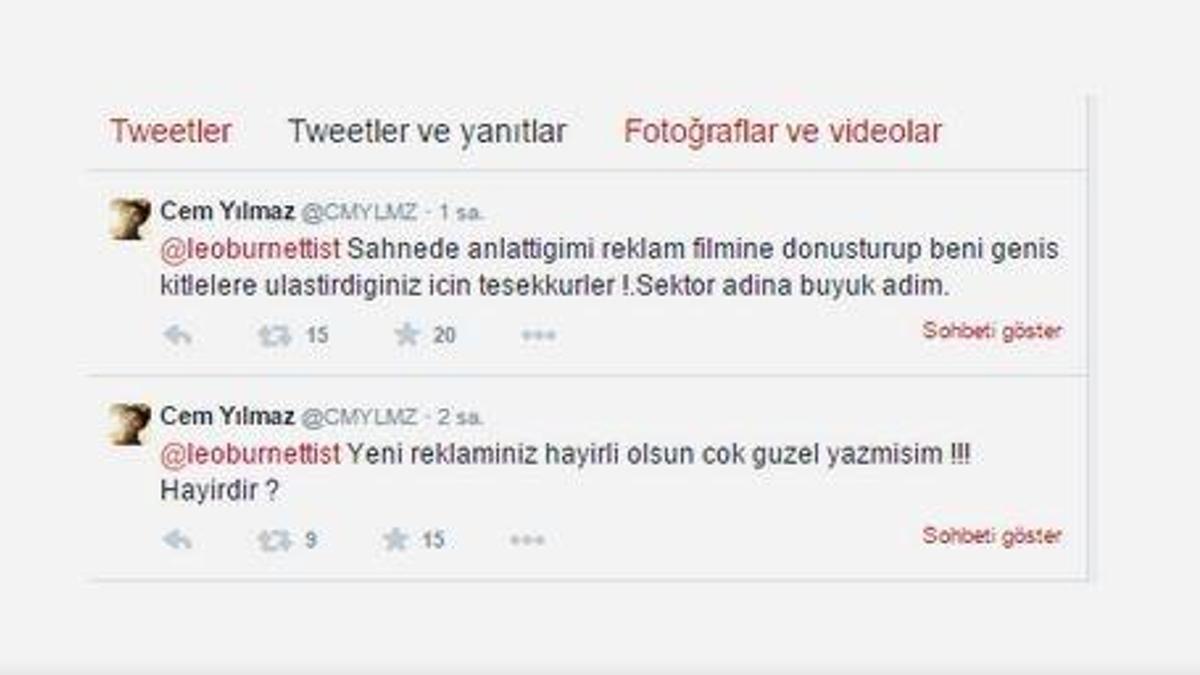 Cem Yılmaz'dan hırsızlık suçlaması