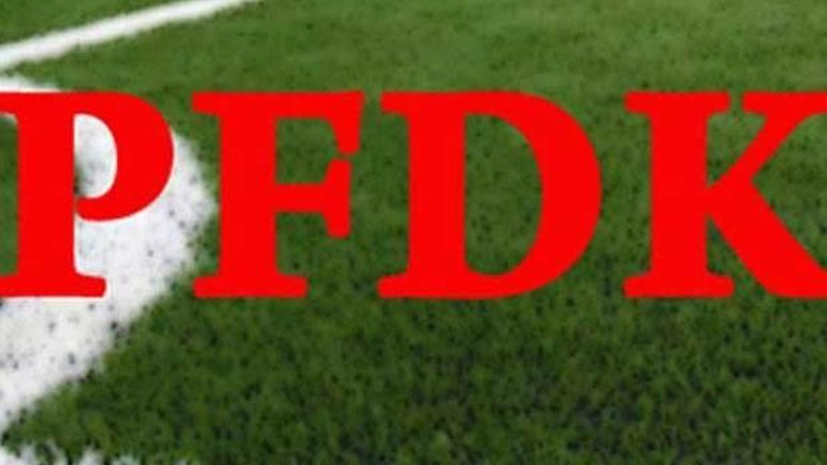 PFDK'dan 10 kulübe para cezası