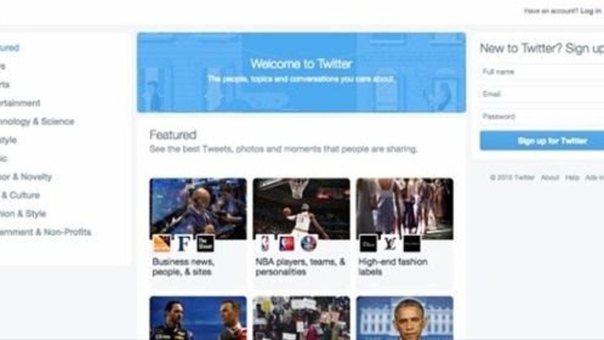 Twitter anasayfasını değiştiriyor