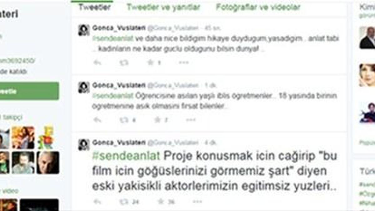 Kadınlardan Twitter'da Özgecan kampanyası