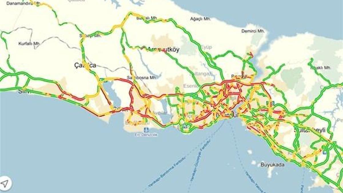 İstanbul'a beklenen kar geldi