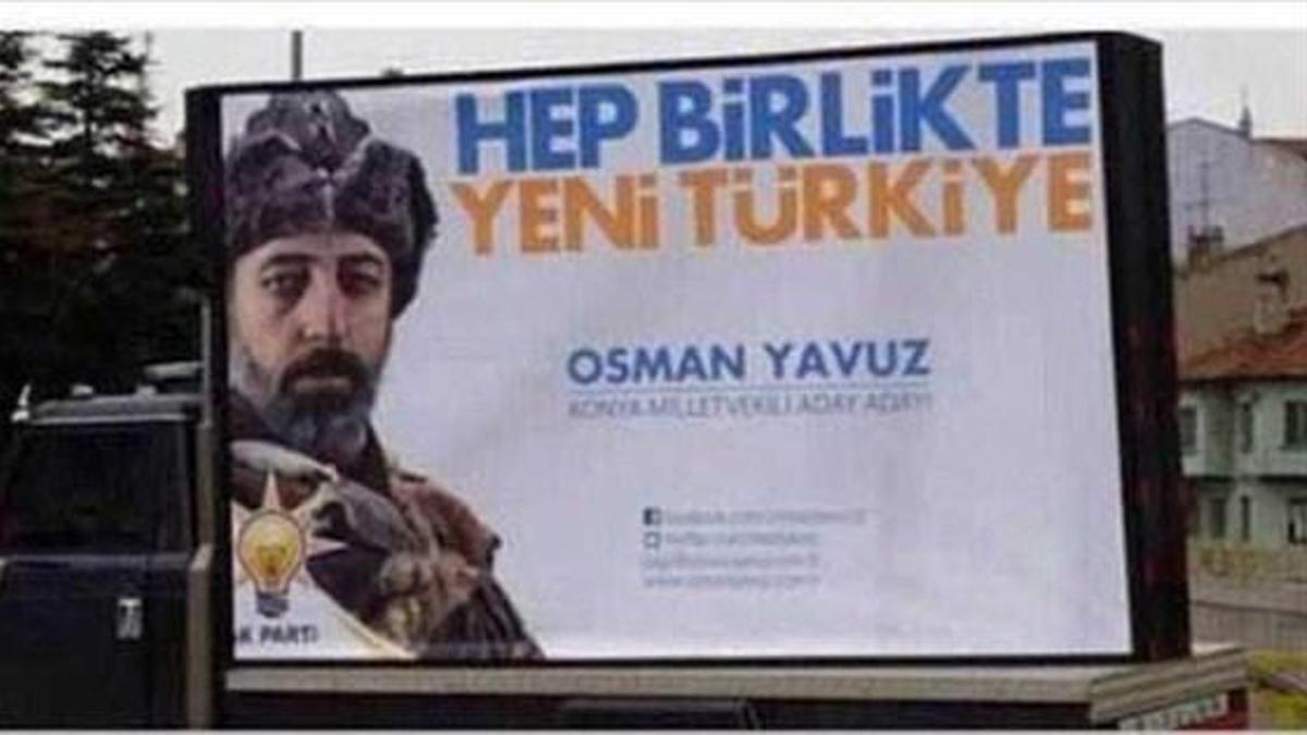 Seçim afişi Twitter'ı salladı
