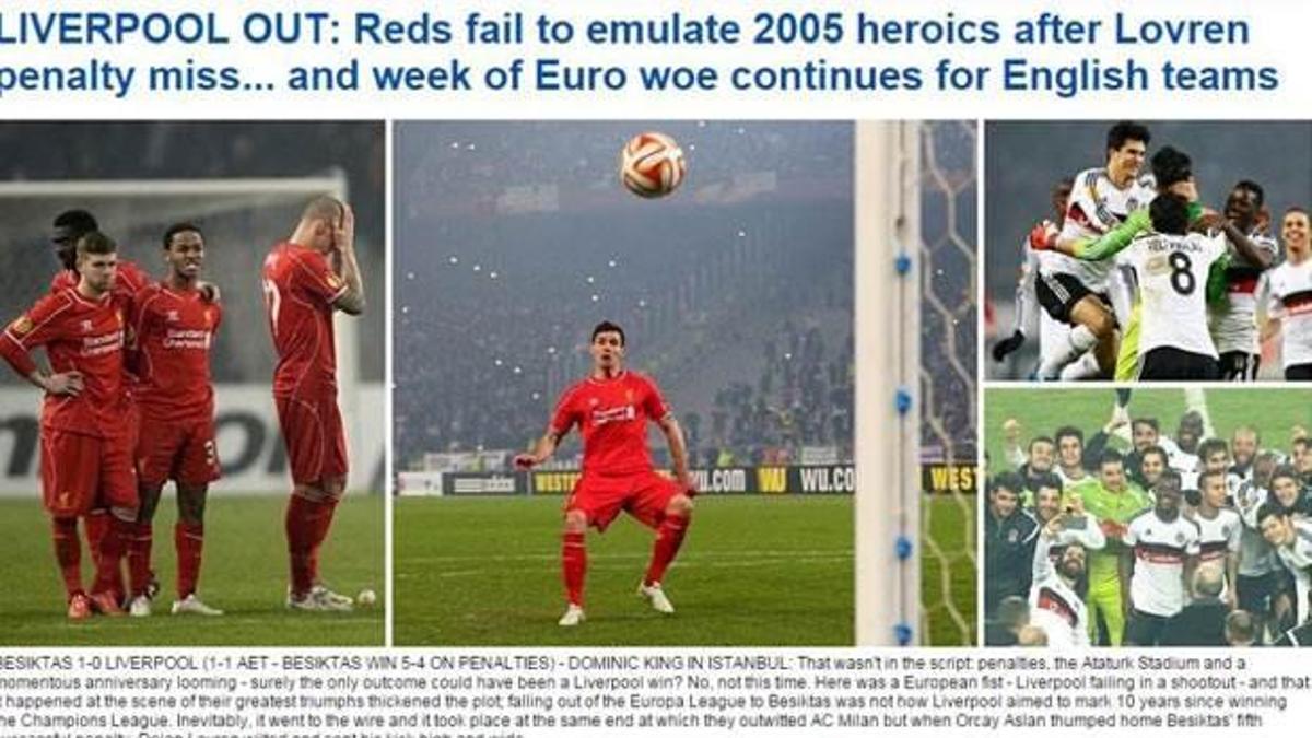 Dünya Beşiktaş'ı konuşuyor