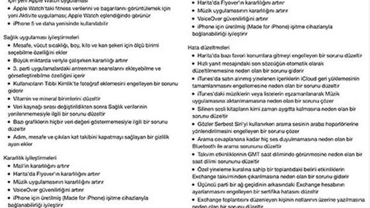İOS 8.2 yayınlandı!
