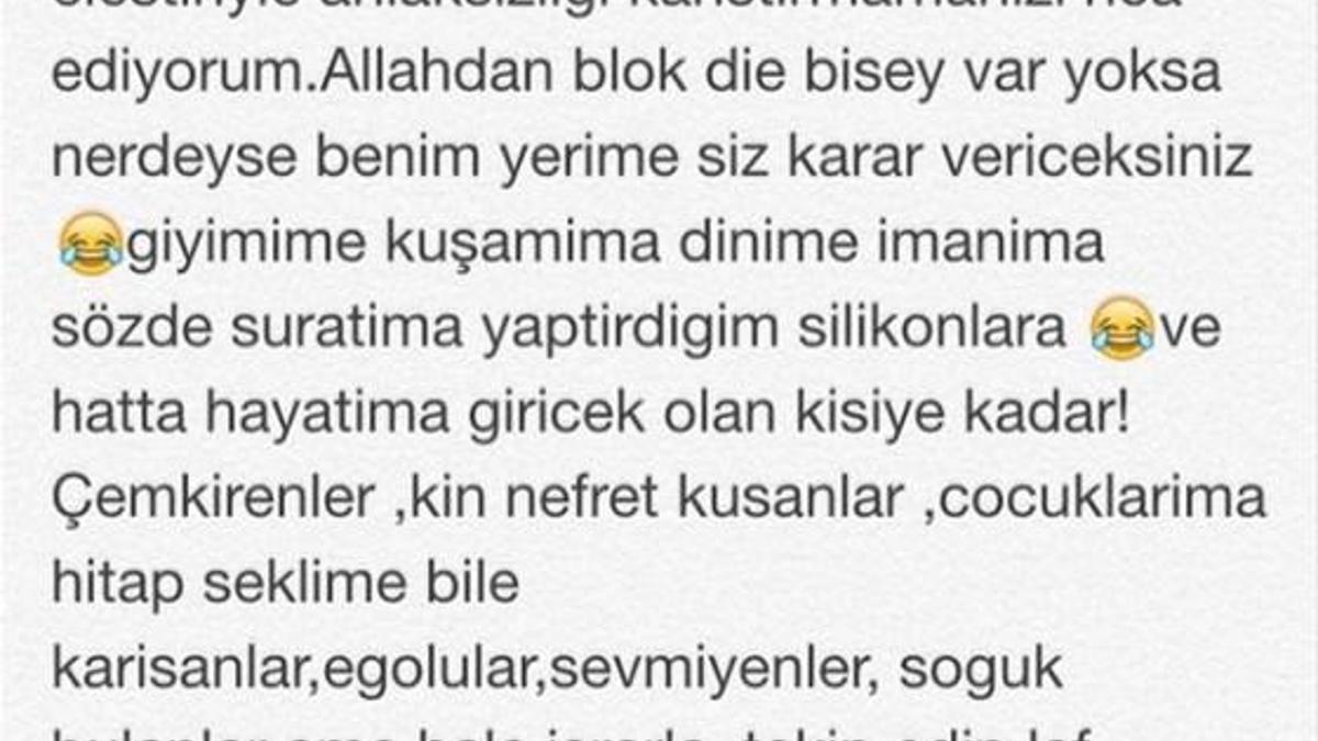 Özel hayatıma tecavüz edenler…