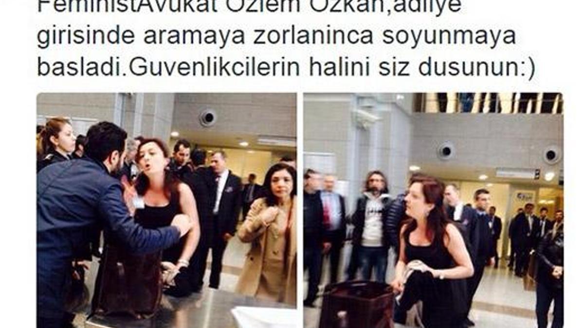 Feminist avukat tepki i&#231;in soyundu!