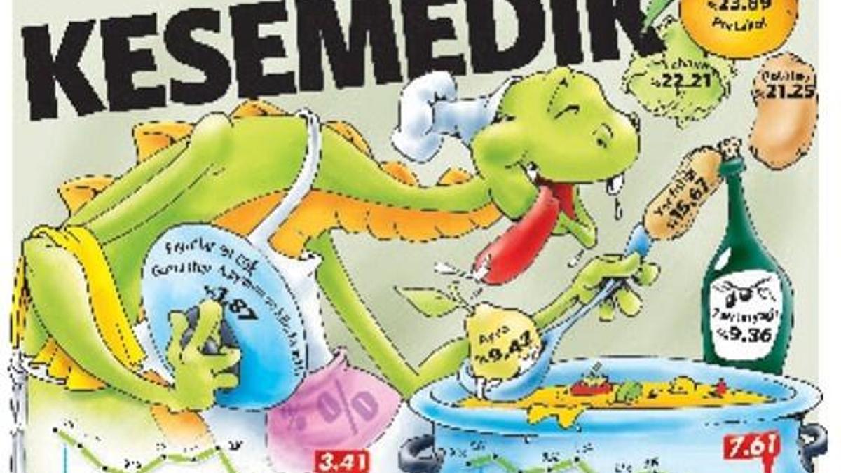 Gıdasını kesemedik!