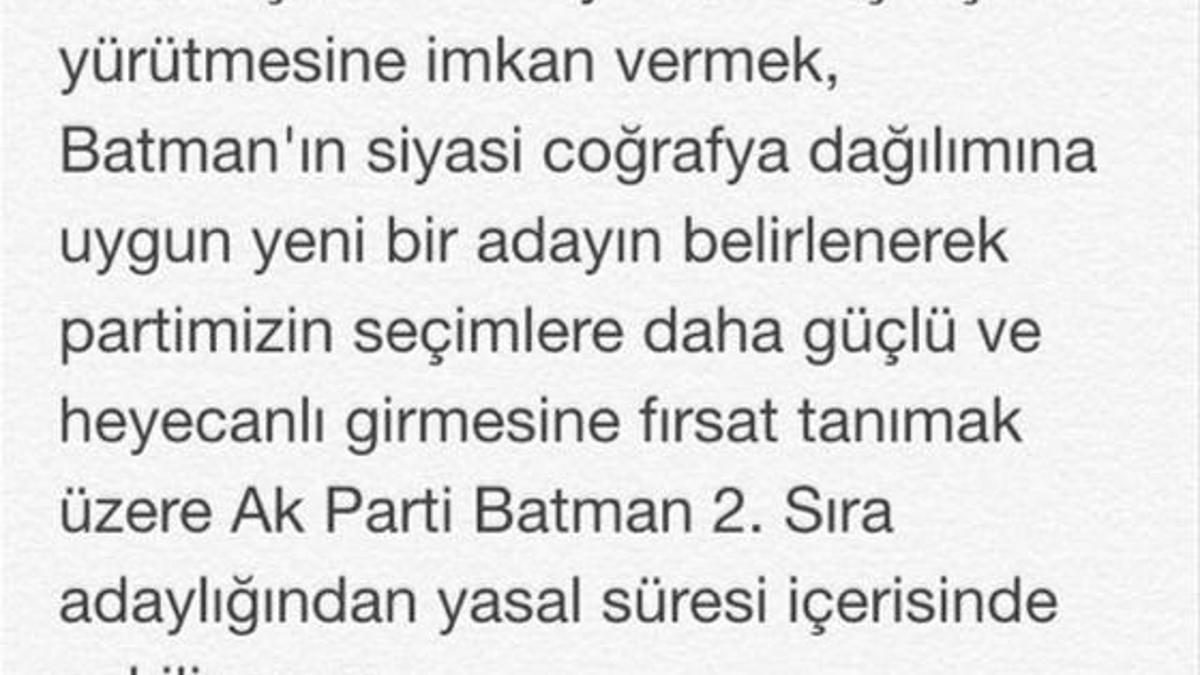AK Parti'de sürpriz gelişme! Adaylıktan çekildiler