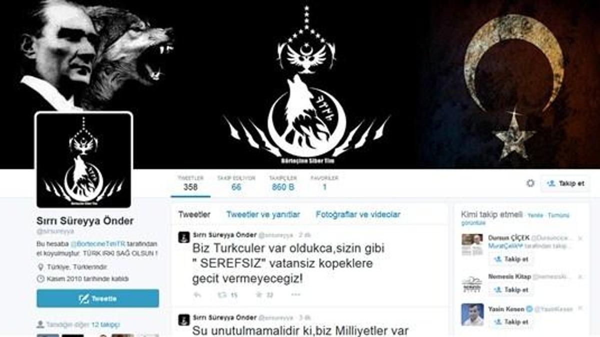 Sırrı Süreyya Önder'in twitter hesabı hacklendi