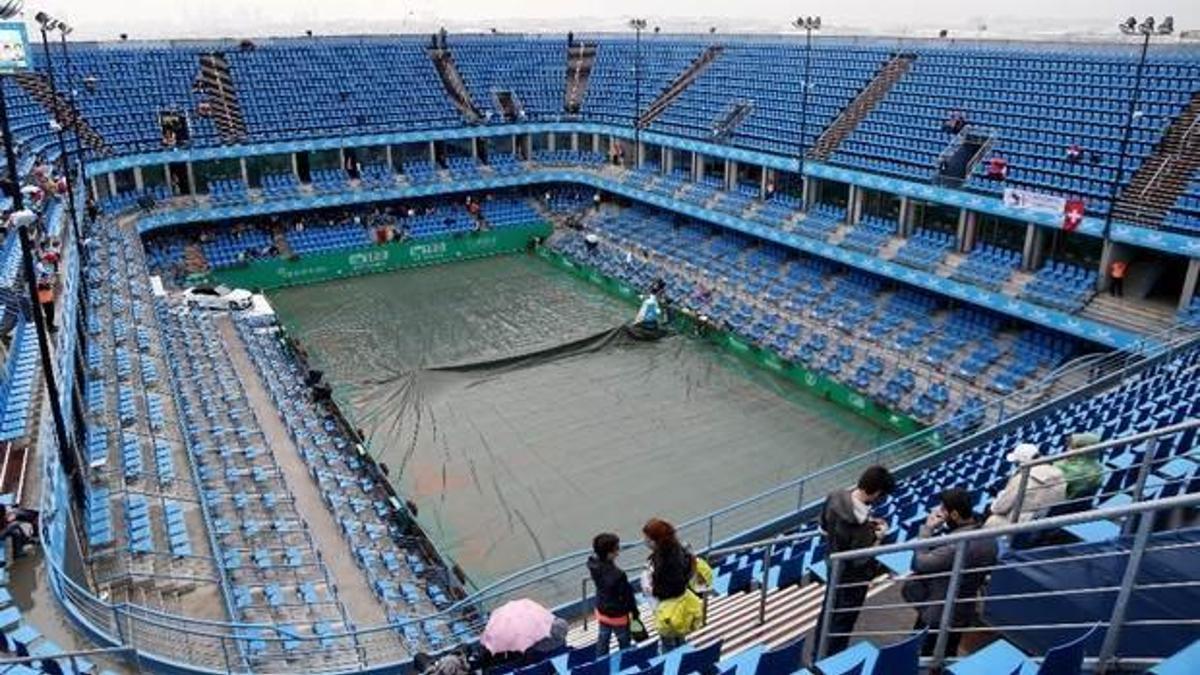 İstanbul Open'a yağmur engeli