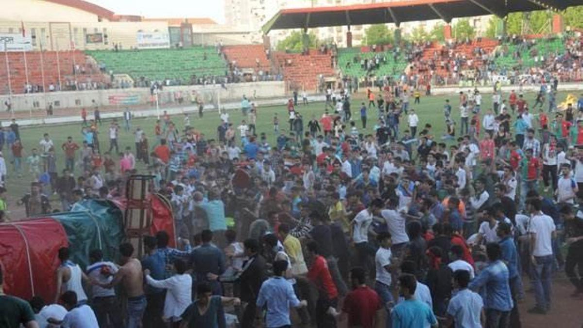 Maç yarıda kaldı