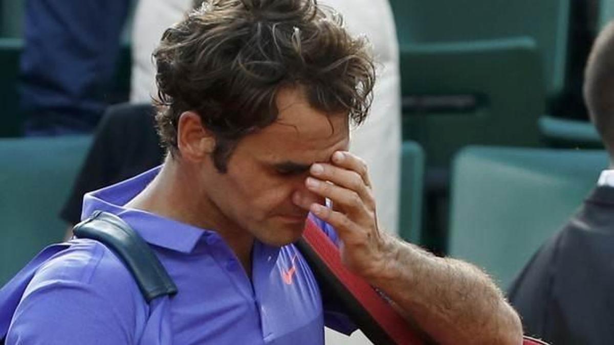 Federer set bile alamadı