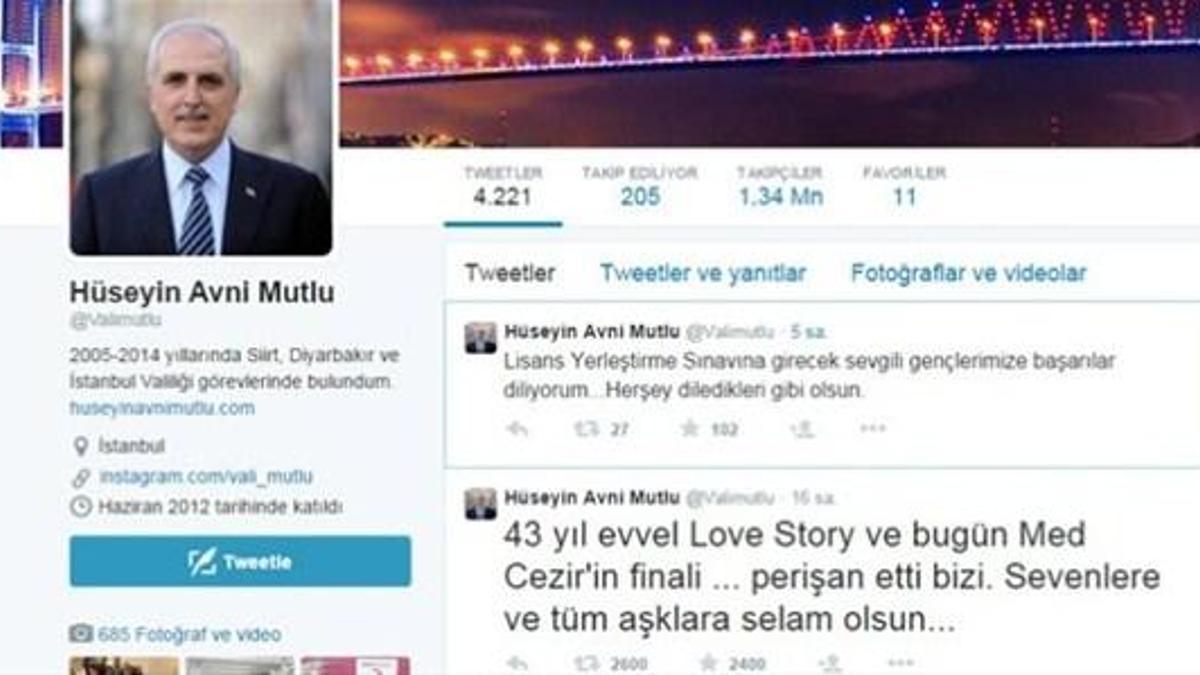 Vali Mutlu'dan Medcezir yorumu...