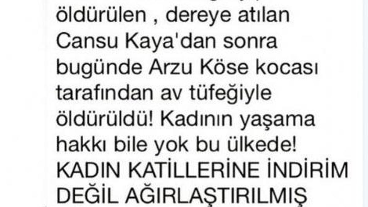 Beren Saat isyan etti