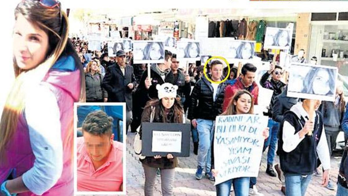 Cansu’nun katil zanlısı Özgecan eylemine katılmış!