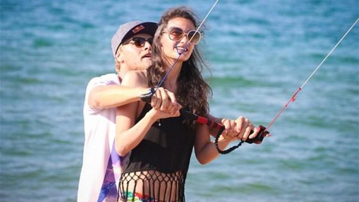 Ünlüler kite boarding’te
