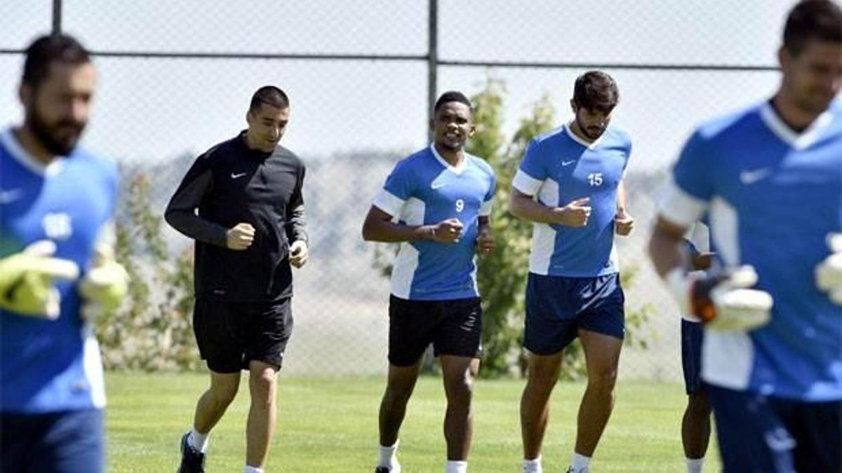 Eto'o ilk antrenmanına çıktı