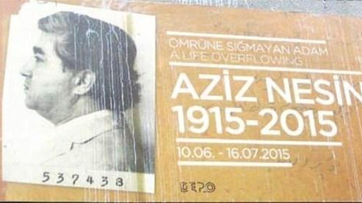Aziz Nesin sergisine saldırı