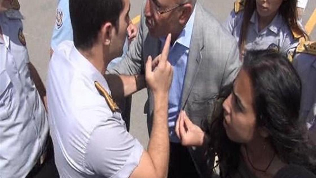Adliye önünde polis müdahalesi