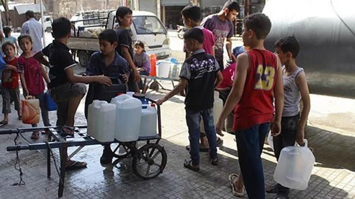 Halep'te susuzluk sorunu büyüyor