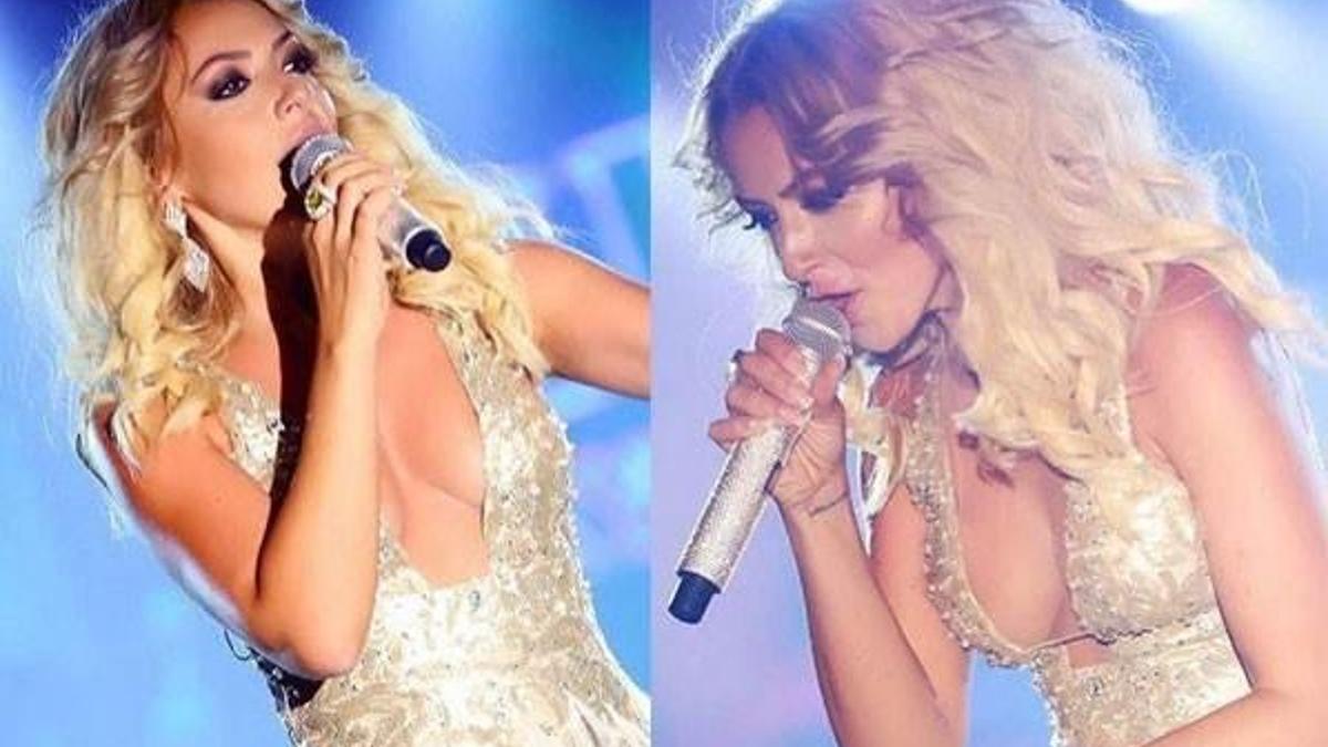 Kıbrıs konserinde seksi dans!