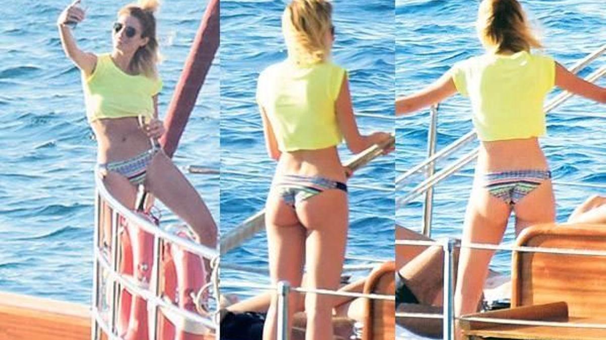 Seksi oyuncudan Cennet’te selfie!