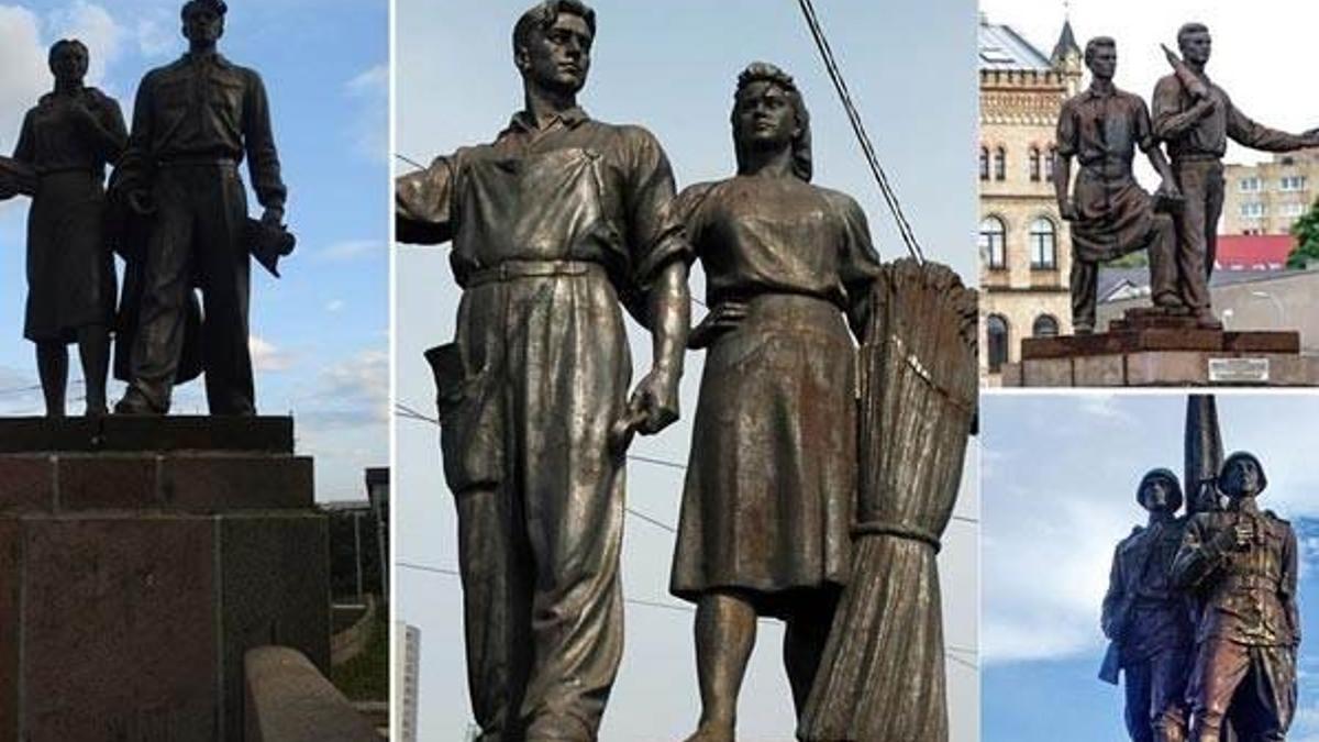 Komünizm döneminden kalma heykeller kaldırıldı