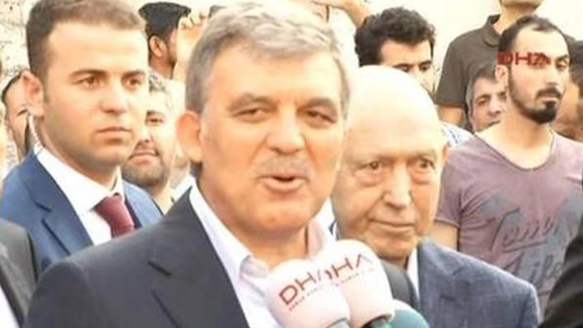 Gül'den ilk açıklama