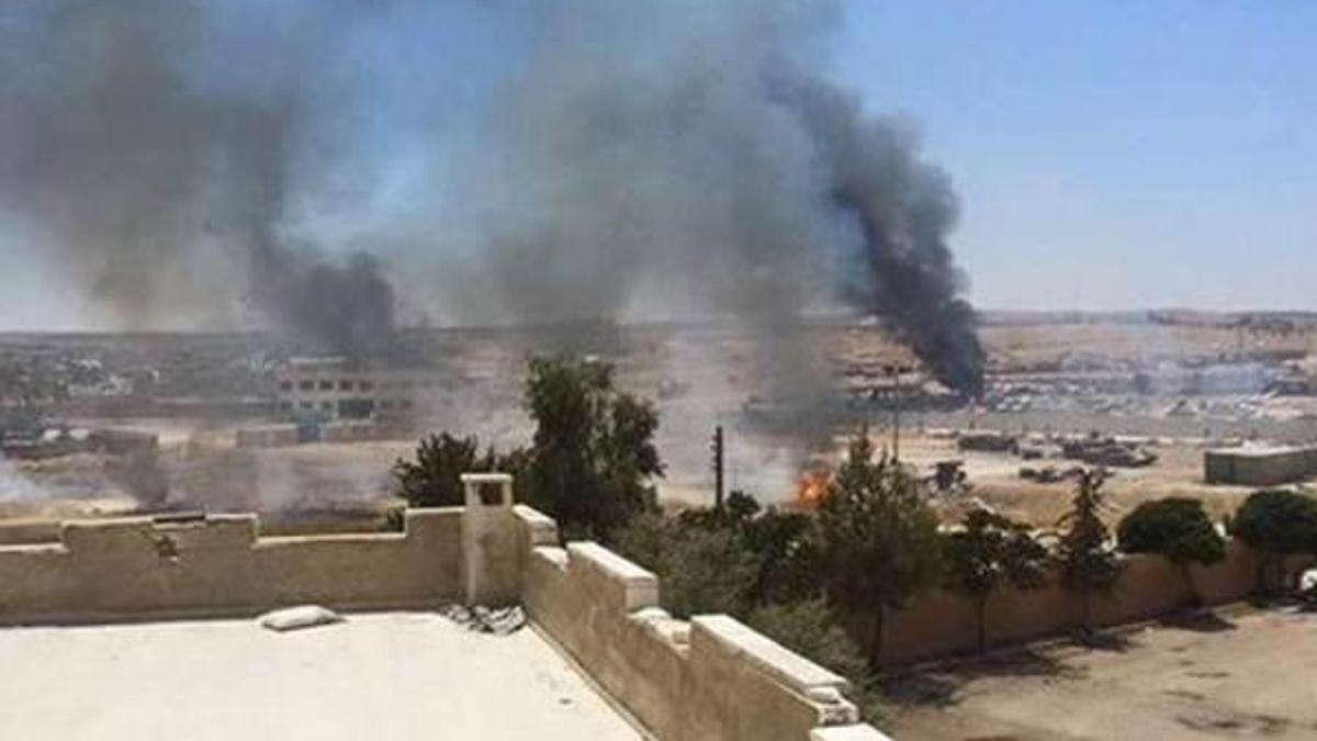 Kobani'de büyük bir patlama gerçekleşti