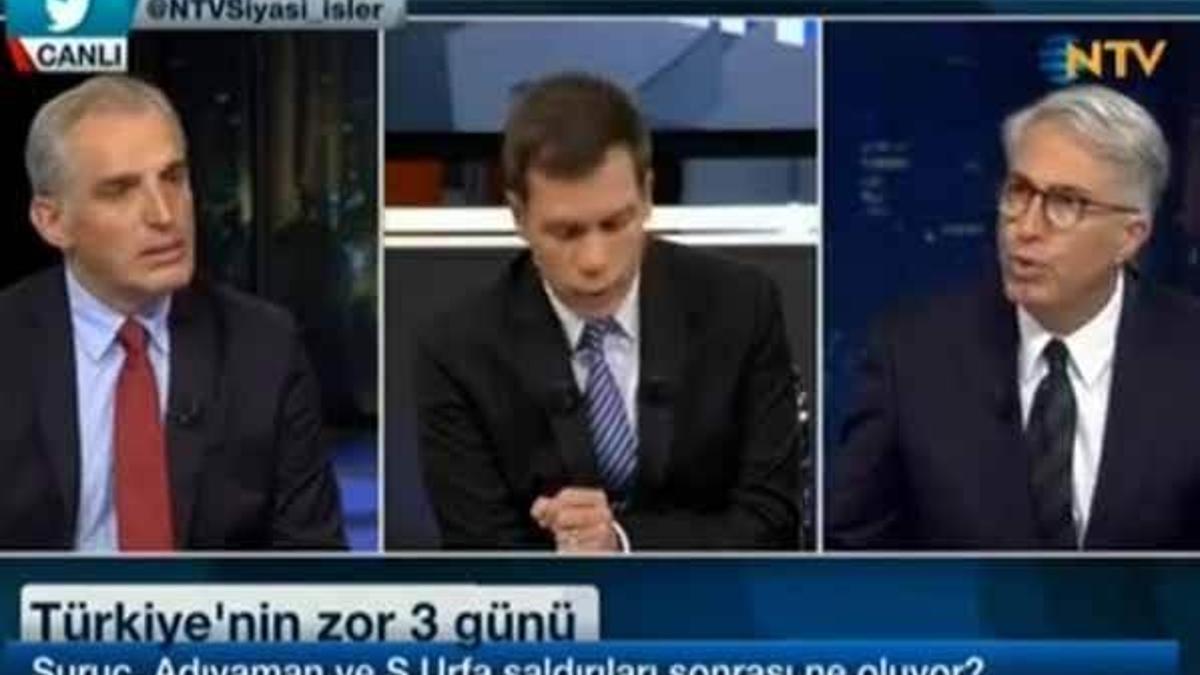Canlı yayında 'Suruç' tartışması