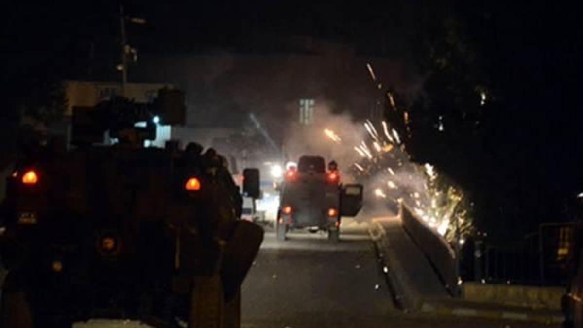 Nusaybin'de olaylı gece