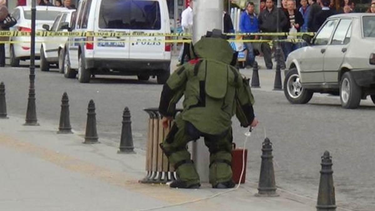 Başbakan'ın güzergahında şüpheli valiz