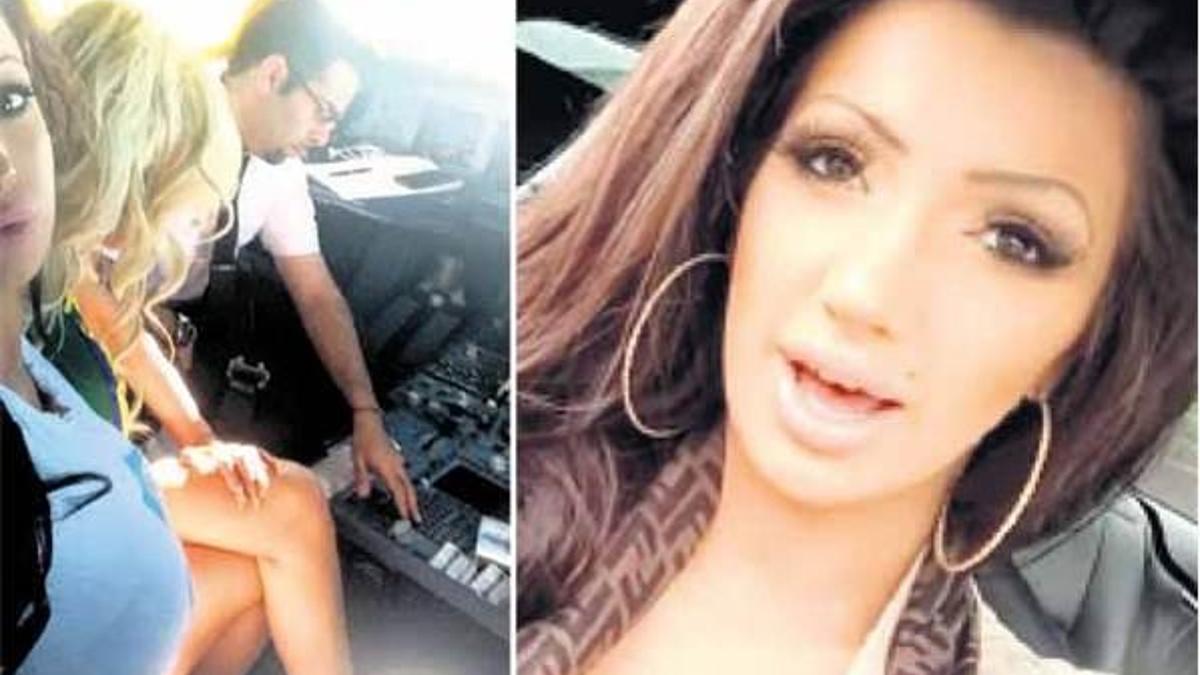 Porno yıldızıyla kokpitte alem!