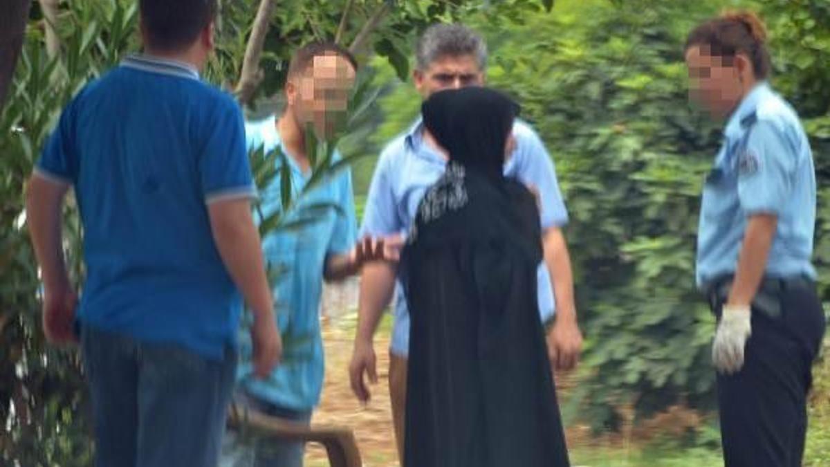 Suriyeli çarşaflı kadın ’canlı bomba’ paniği yaşattı