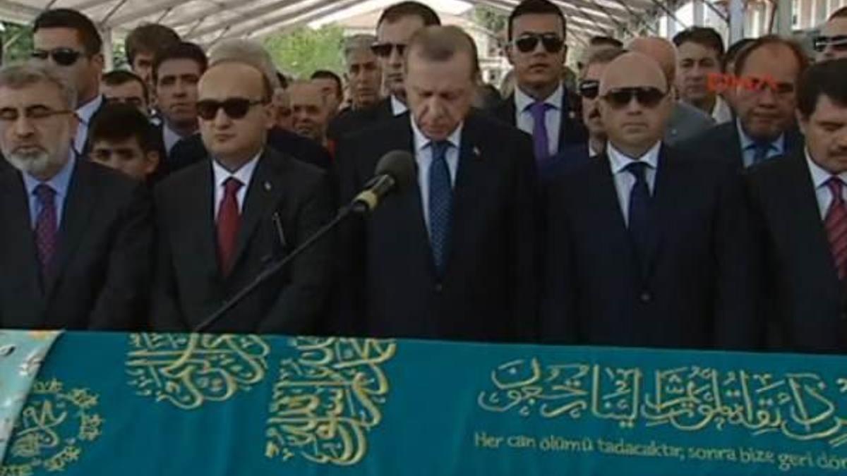 Erdoğan Tulu Gümüştekin'in cenazesine katıldı