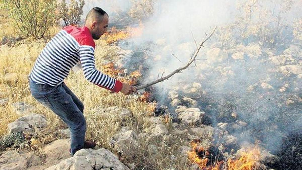 Bagok Dağı’nda yangın yayılıyor