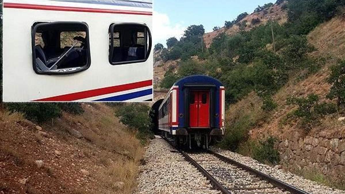 Erzincan'da yük trenine bombalı saldırı!