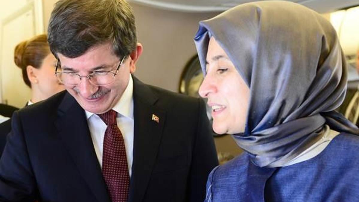 Sare Davutoğlu, şehit eşinin doğumuna katıldı