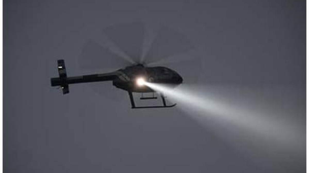 Polis helikopterleri havalandı!