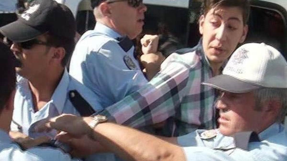Kaza sonrası ortalık fena karıştı