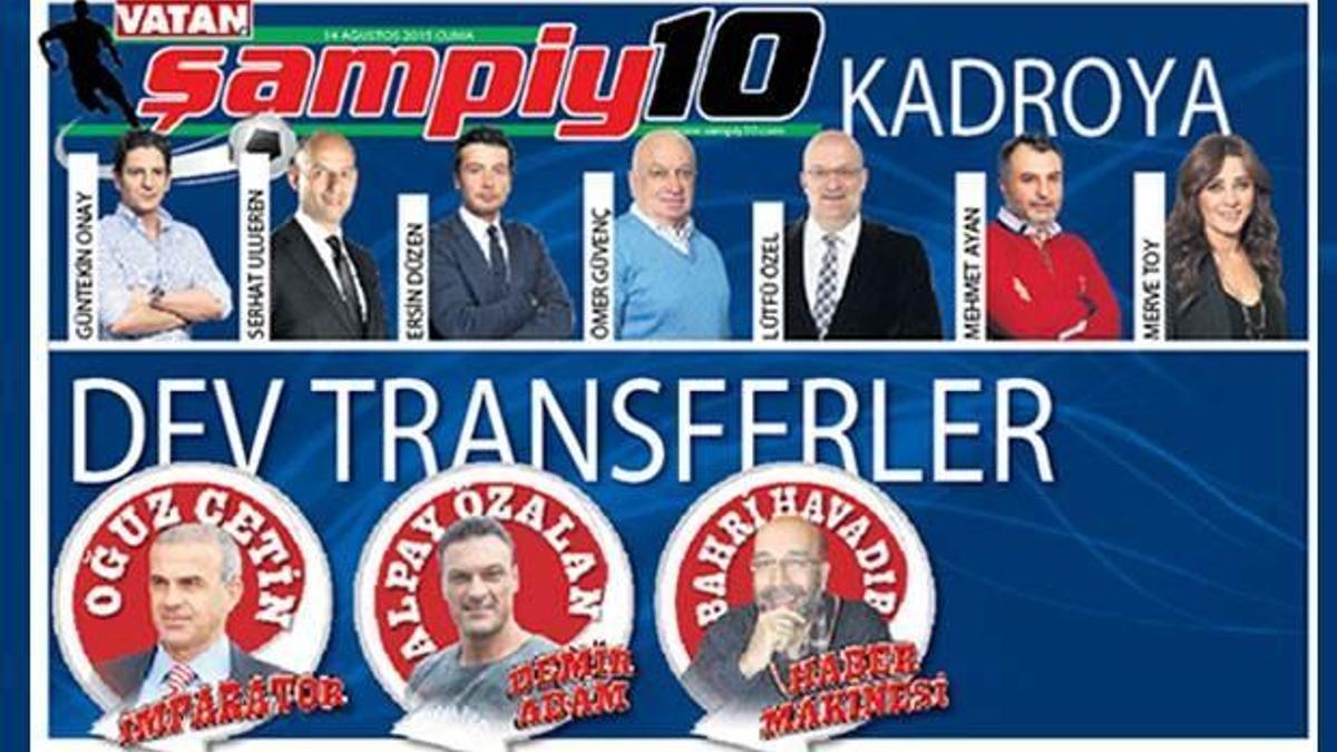 Şampiy10 kadroya dev transferler