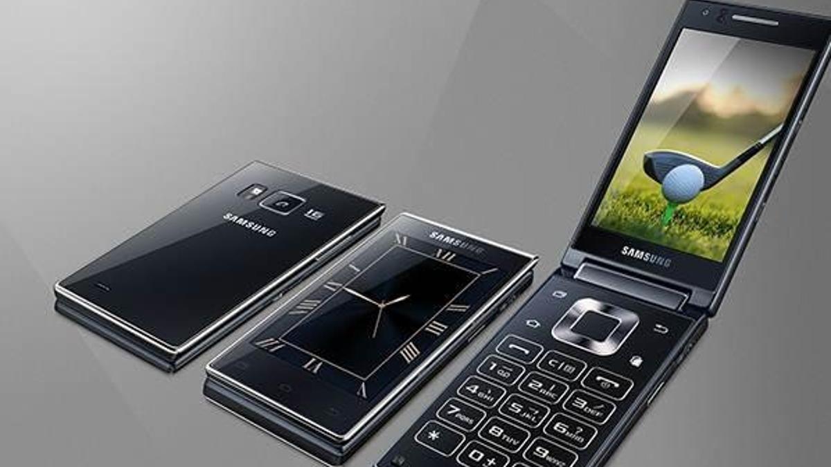 Samsung'tan çift ekranlı kapaklı telefon