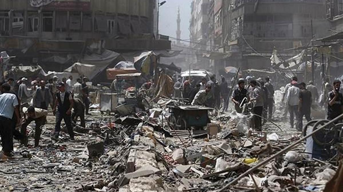 Duma'ya hava saldırısı: 50 ölü