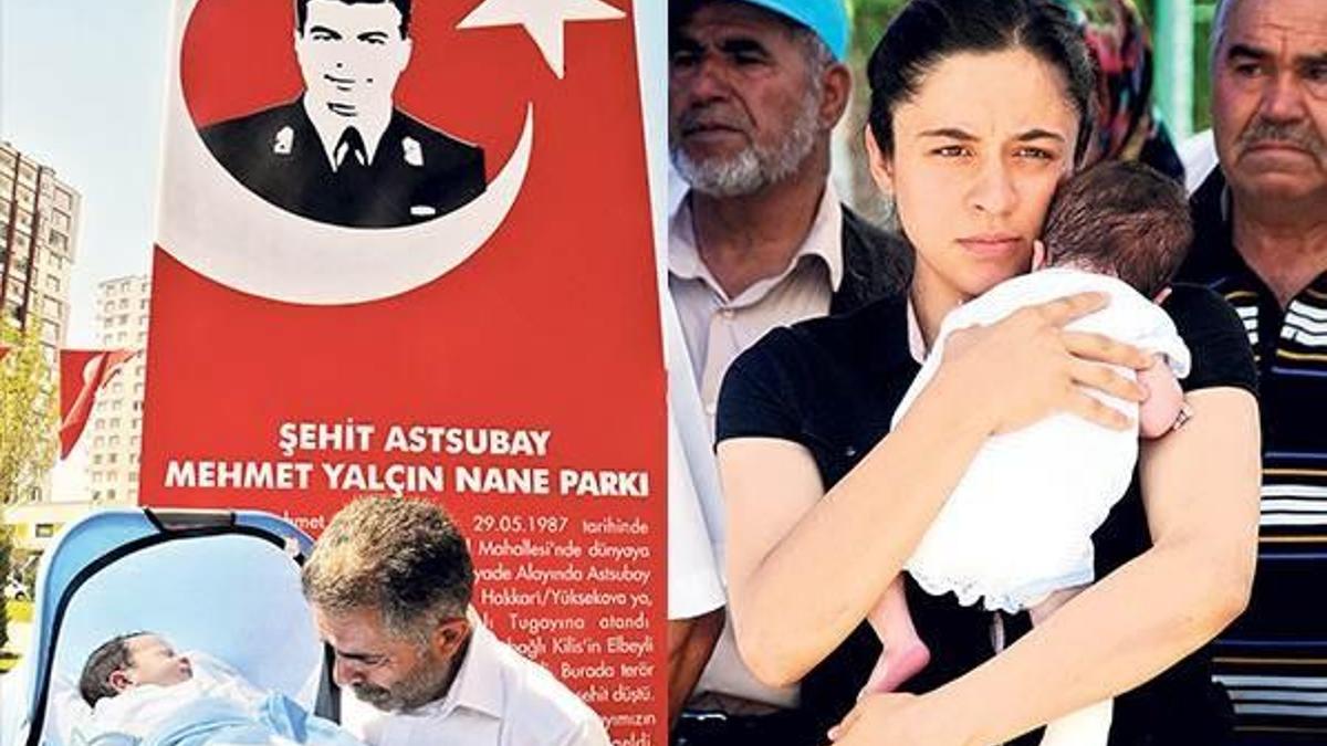 Oğlum bak bu senin kahraman baban!