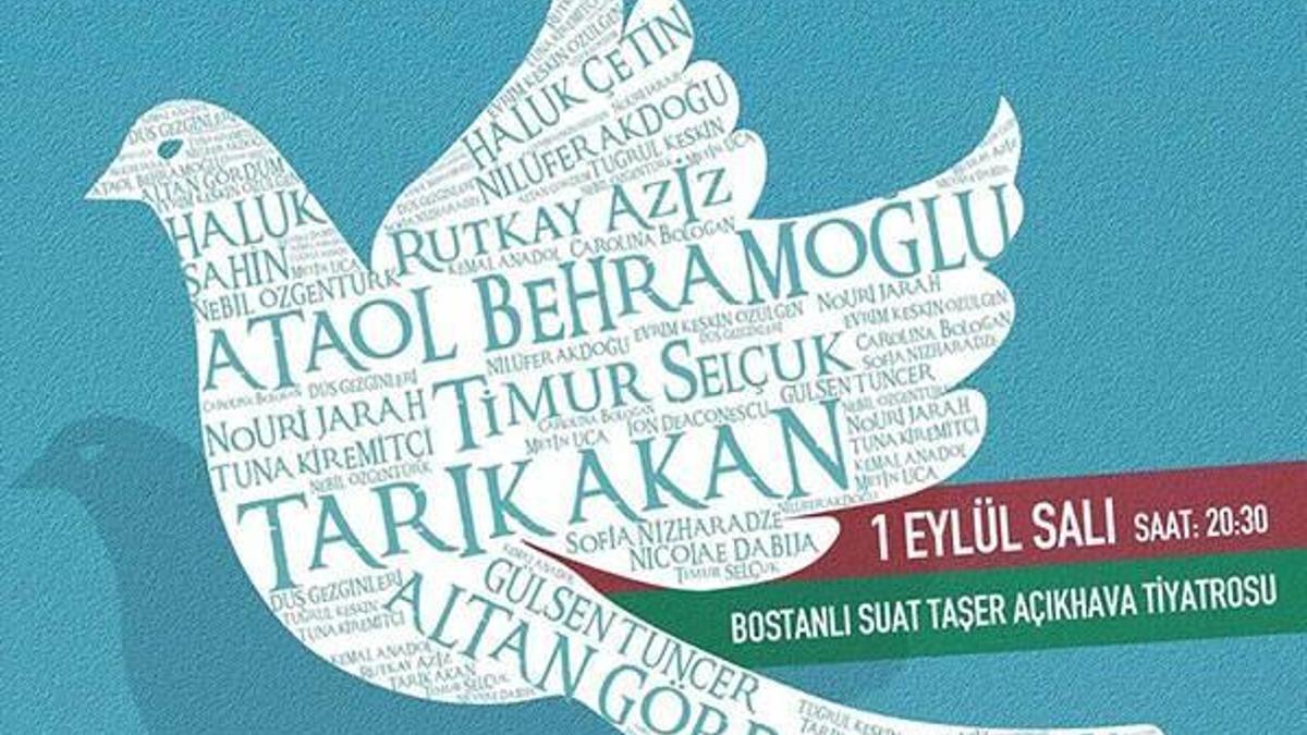 Ünlü isimler 'Barış' diye haykıracak