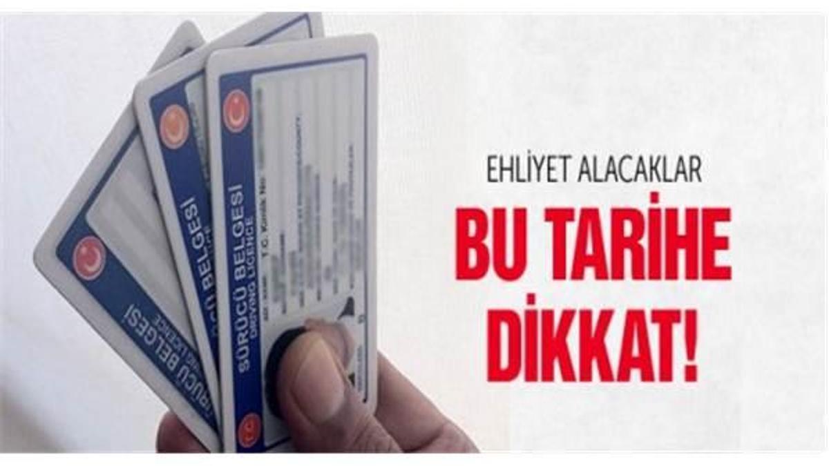Stajyer ehliyet ne zaman geliyor?