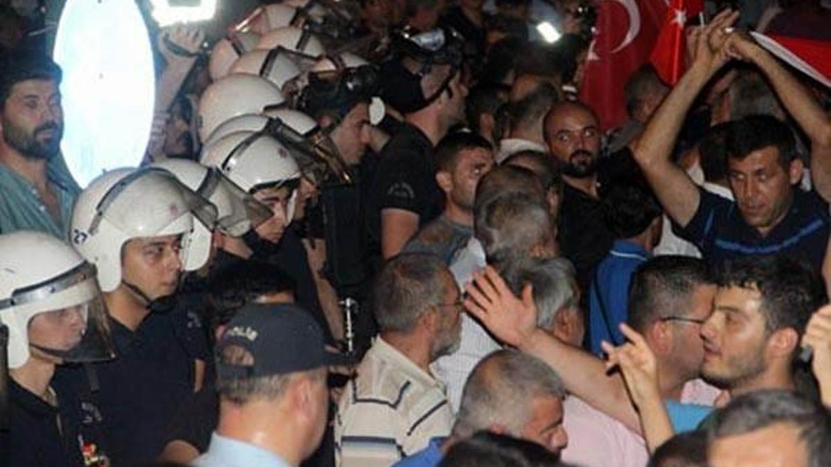 Teröre lanet eyleminde çatışma çıktı!