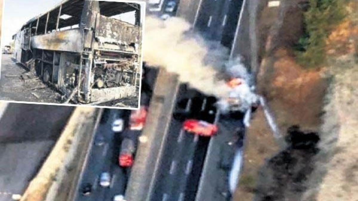 55 yolcu diri diri yanacaktı