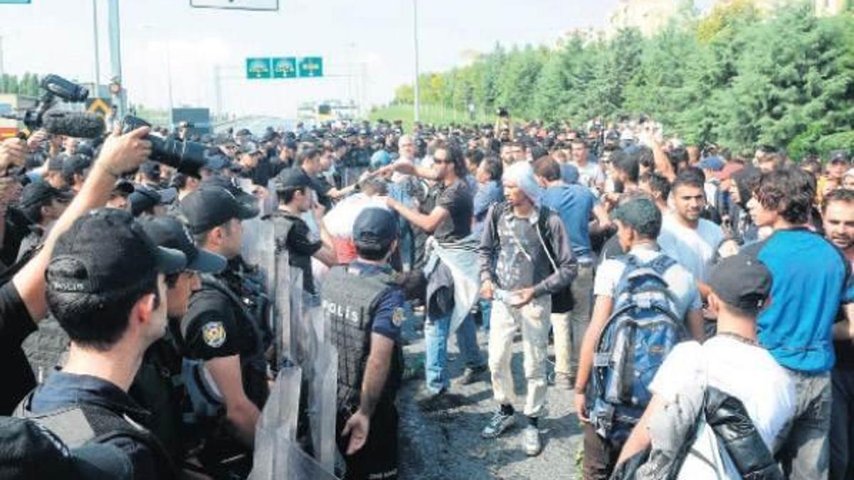 İstanbul-Edirne mülteci yürüyüşü