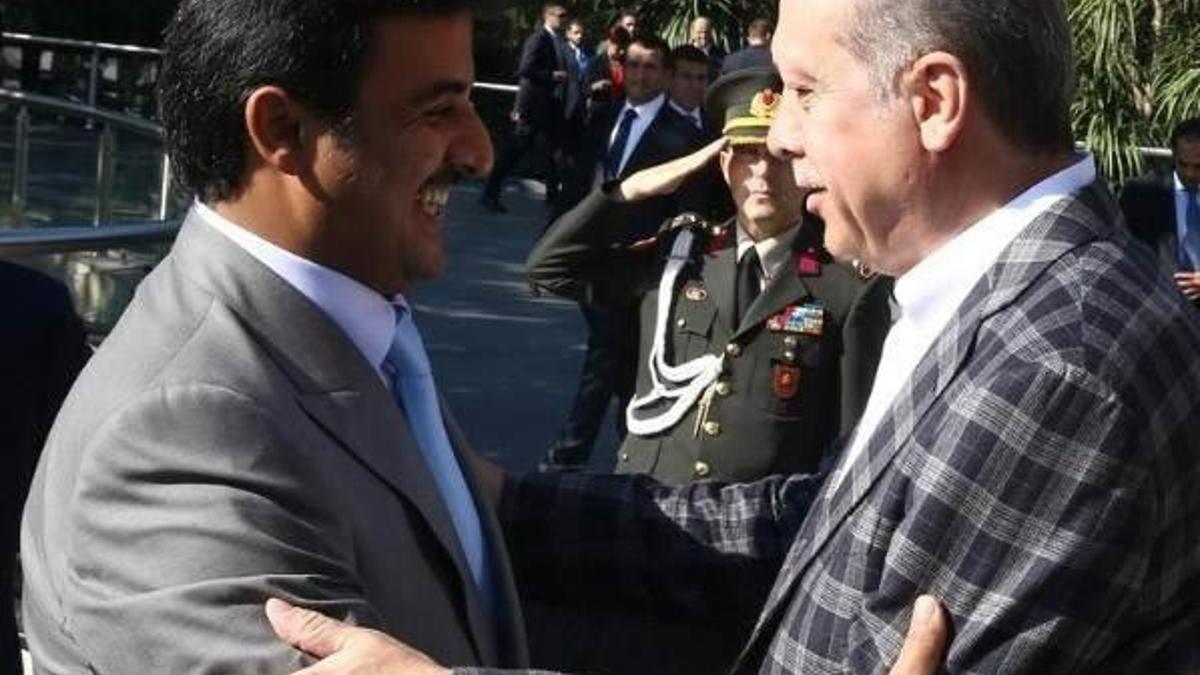 Erdoğan, Katar Emiri’ni kabul etti